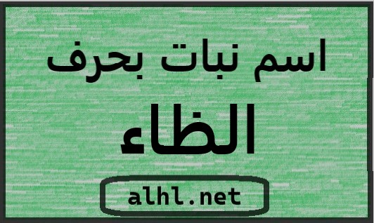 نبات بحرف ظ | استكشاف عالم النبات في المملكة العربية السعودية